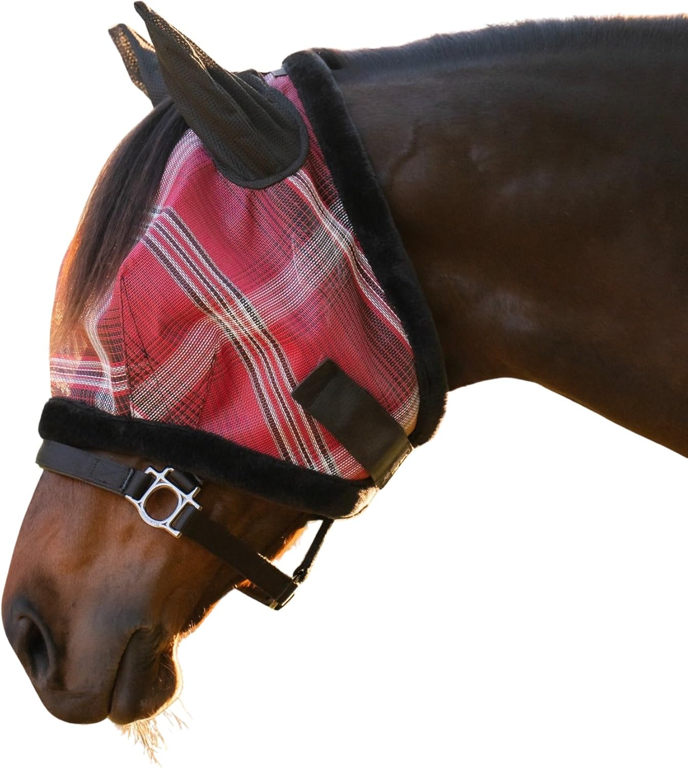Kensington Signature Fly Mask w/Plush Fleece & Ears w/Forelock Hole Size