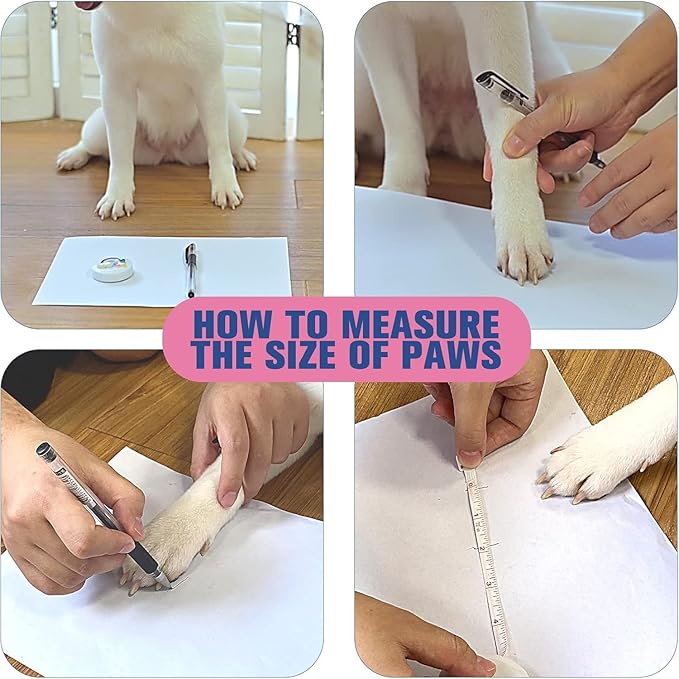 EXPAWLORER Anti Slip Dog Socks to Prevent Licking Paws, Dog Shoes for Hot Pavement, Dog Booties for Small Medium Large Senior Dogs, Traction Control Boots & Paw Protectors for Hardwood Floors