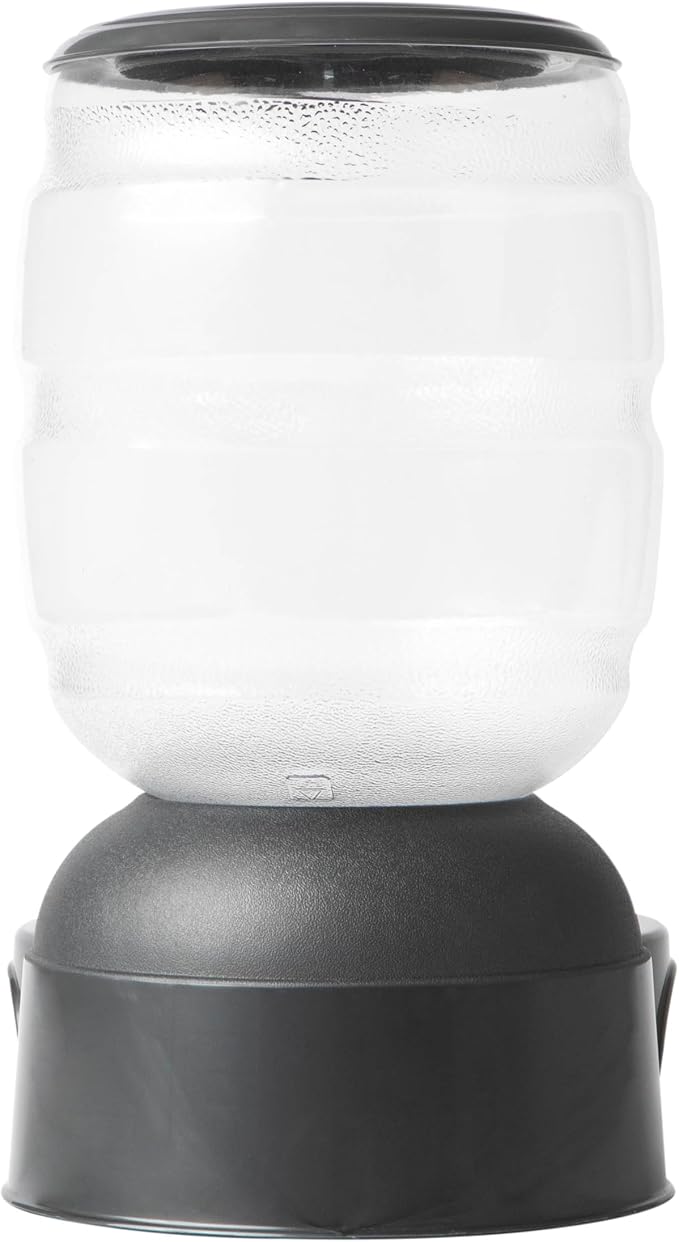 Petmate Replendish Automatic Dog Feeder Gravity Pet Treat Dispenser with Microban Protection Base, Wide Mouth Bowl, 100% BPA Free - 10 lb