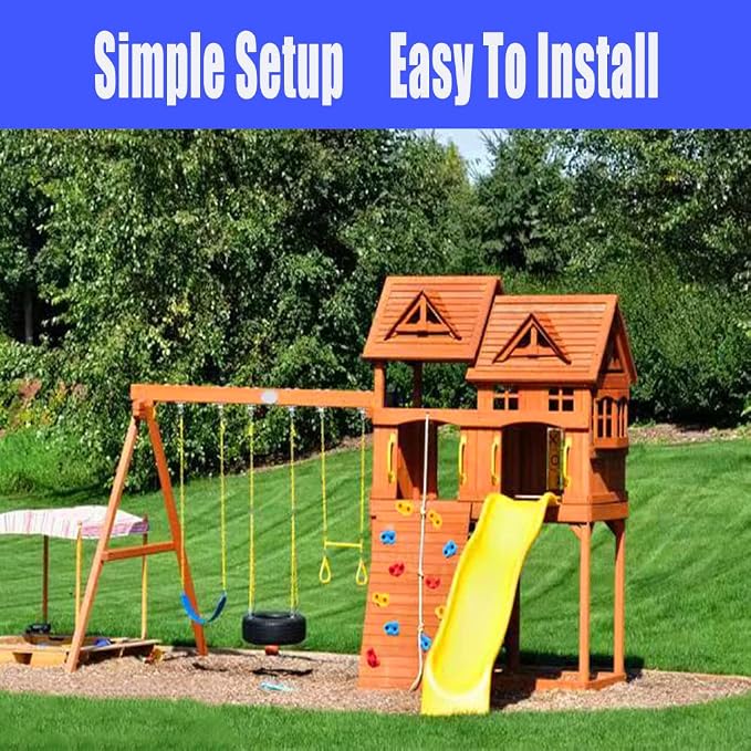 25 Rock Climbing Holds for Kids Climber With Hardware, Wall Holds and Grips for Indoor and Outdoor Playground Play Set