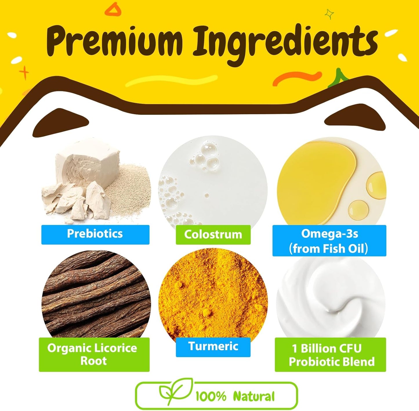 PENPENPET Dog Allergy Relief Chews, Dog Itching Skin Relief, Omega 3 for Dogs Itch Supplement, Relieve Seasonal Allergy, Provide Immune Support (Peanut Butter Chews, 180ct)