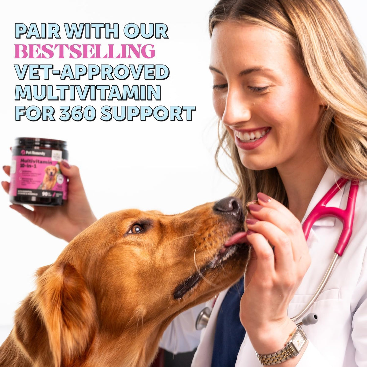 Pet Honesty Allergy Support Fresh Dental Sticks - Dental Treats for Dogs - Dental Dog Chews - Immune Health + Allergy Support for Dogs - Freshen Dog Breath, Reduce Plaque + Tartar - 30 Sticks