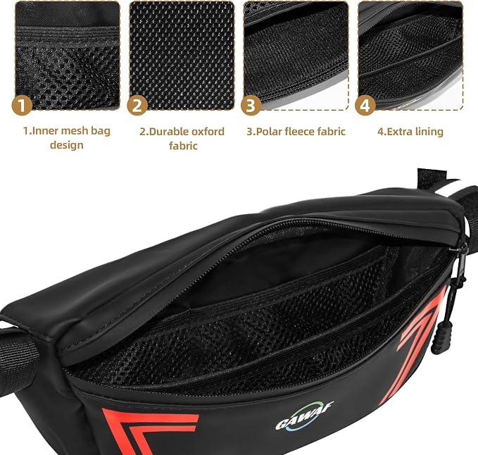 Upgrade Motorcycle Handlebar Bag, Universal Waterproof Motorcycle Tool Bag, Bicycle Front Storage Bag Fit for SURRON LIGHT BEE X, S X160, X260, Talaria Sting Segway Electric Dirt Bike