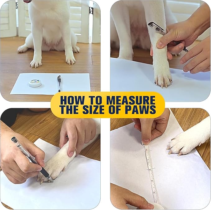 EXPAWLORER Anti Slip Dog Socks to Prevent Licking Paws, Dog Shoes for Hot Pavement, Dog Booties for Small Medium Large Senior Dogs, Traction Control Boots & Paw Protectors for Hardwood Floors
