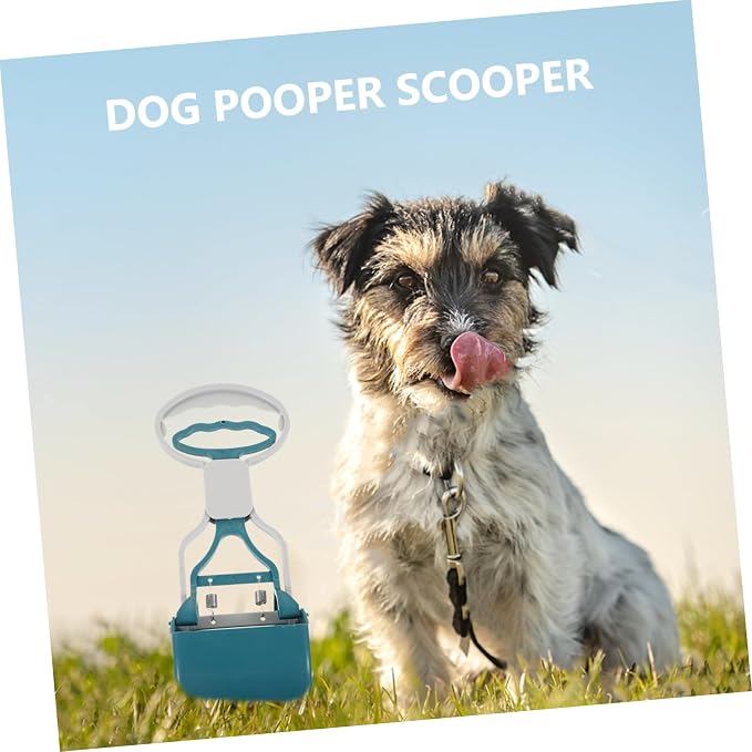 Heavy Duty Dog Pooper Scooper for Dogs Portable Litter Scooper Long Handle