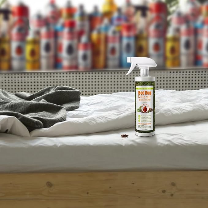 EcoVenger Bed Bug Killer with Remote Sprayer 1 Gal - Kills 100% All Stages on Contact- Kills Resistant Bugs- Kills Eggs- 14 Day Residual Protection- Non-Toxic- Child & Pet Friendly