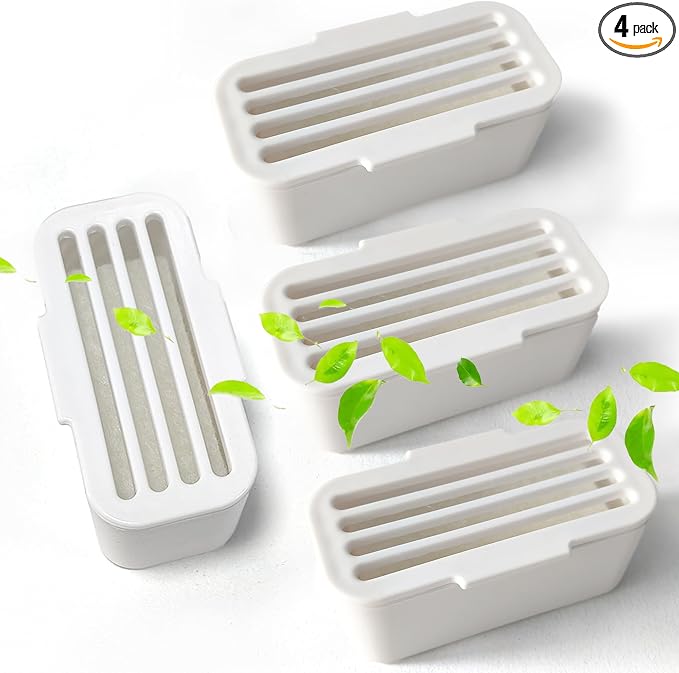 PurifyLogix Deodorant for PetSafe ScoopFree SmartSpin Automatic Litter Box | 4 PCS Air Freshener for HHOLOVE Self-Cleaning Cat Litter Box, Cat Friendly Natural Plant-Based Odor Suppression