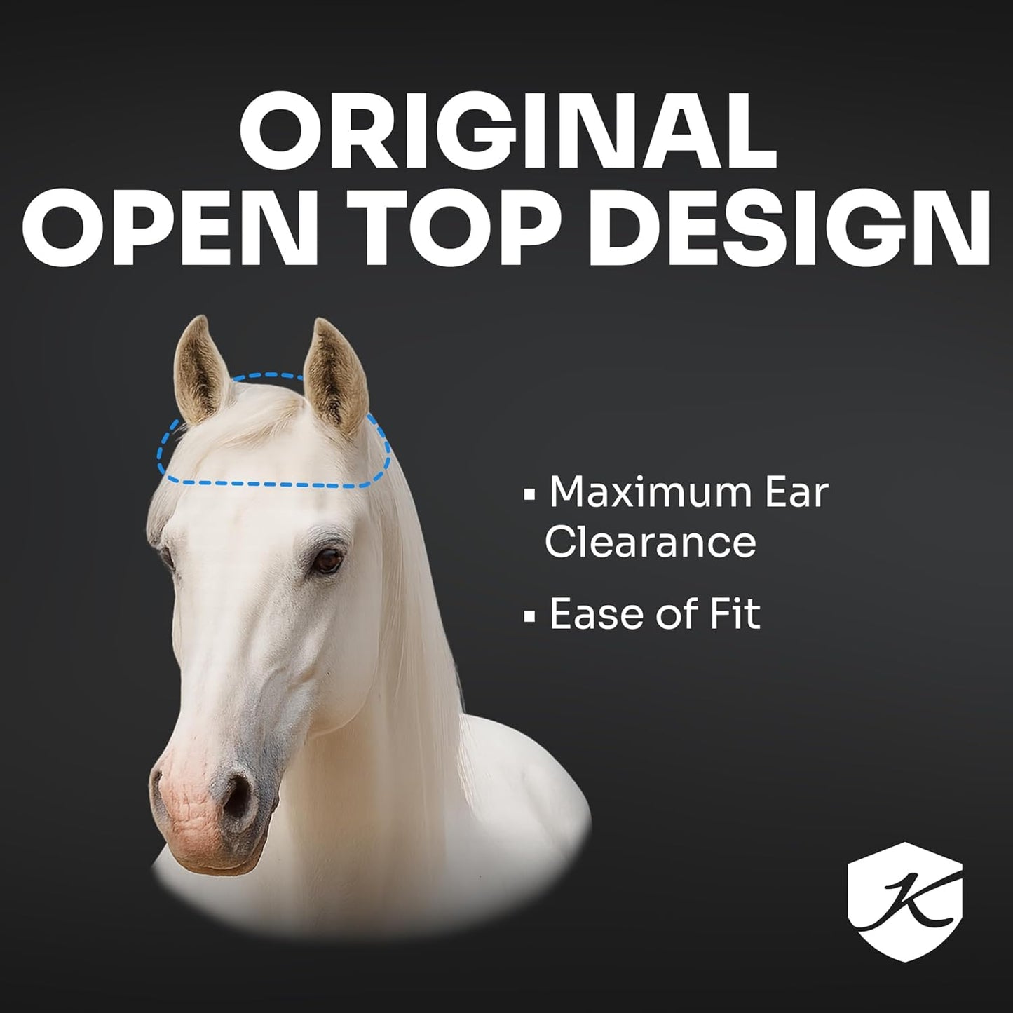 Kensington Fly Mask w/Fleece Trim Size:S-Yearling Color: 2019 - Imperial Jade