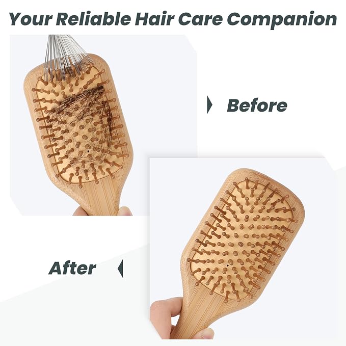 2 Pcs Hair Brush Cleaning Tool Mini Comb Cleaner Rake Metal Wires Hair Remover Tool for Home and Salon Use