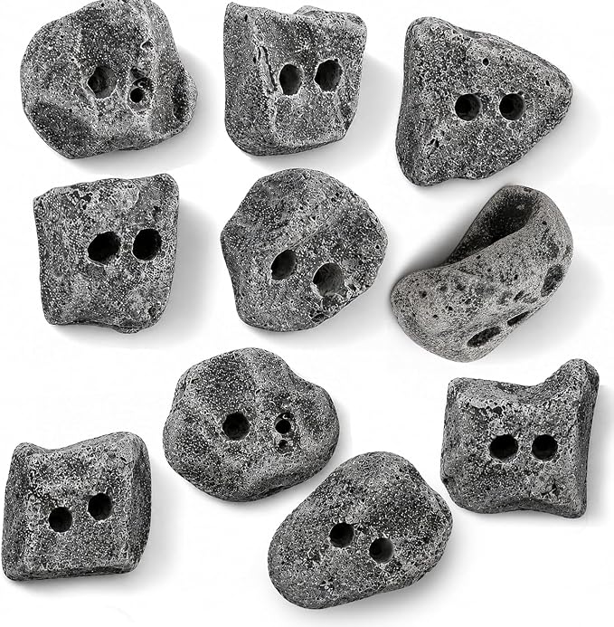 10 Large Screw On Rock Climbing Holds for Rock Wall Grips Made in USA | Rock Climbing Holds for Indoor Outdoor Play Set, Garage Gym, Bouldering, Trees - Rocky Mountain Climbing Gear