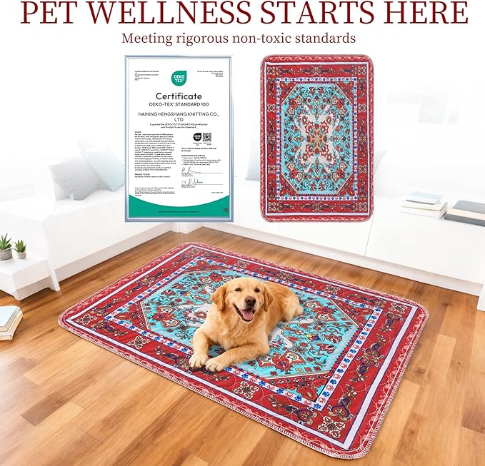 Homimp Washable Pee Pads for Dogs, 2 Pack Reusable Puppy Pads Waterproof, Absorbent and Leakproof Dog Pee Pads, Non Slip Puppy Training Pads, Pet Mat for Floor, Crate, Couch, Whelping,Brown, 36"x41"