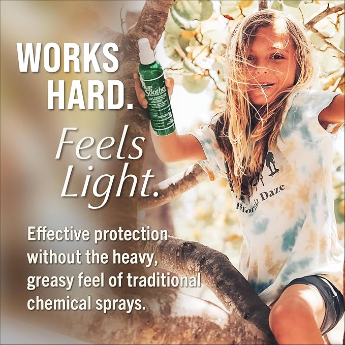 Bug Soother Natural Insect Repellent Spray Family Pack, DEET-Free (5 count) | Plant Based | Repels Mosquitos, Gnats & No See'ums | Family Safe | Includes 1 oz, 2, oz, 4 oz, 8 oz, 16 oz.