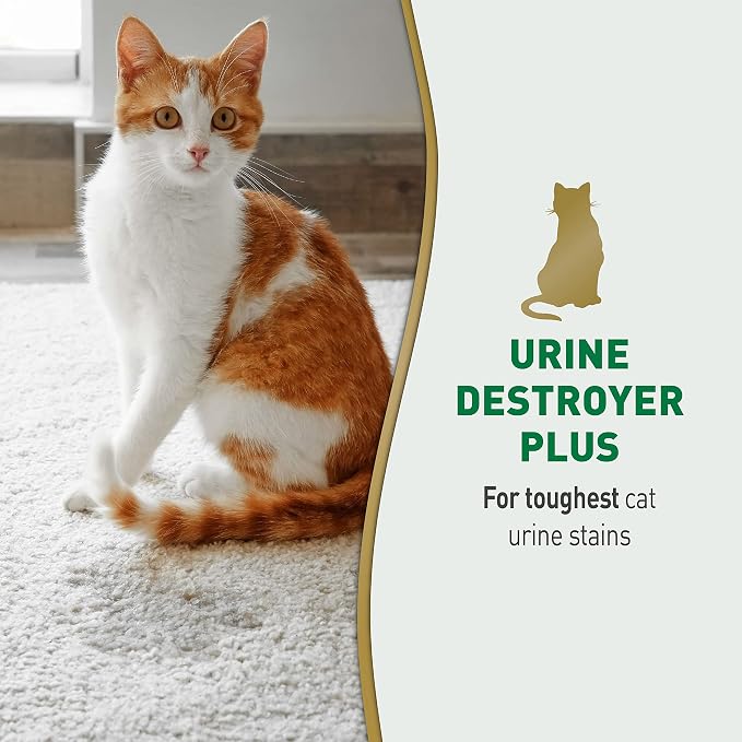 Nature's Miracle Cat Urine Destroyer Plus 1 Gal and Laundry Odor Remover 32 Oz