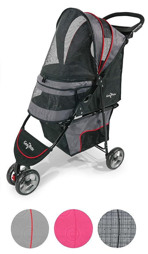 Gen7Pets Regal Plus Dog Stroller - Gray Shadow Pet Stroller
