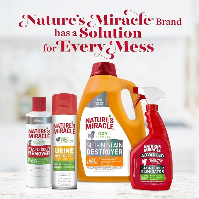 Nature's Miracle Urine Destroyer, Cat Urine Enzyme Cleaner, Pour, 128 fl oz