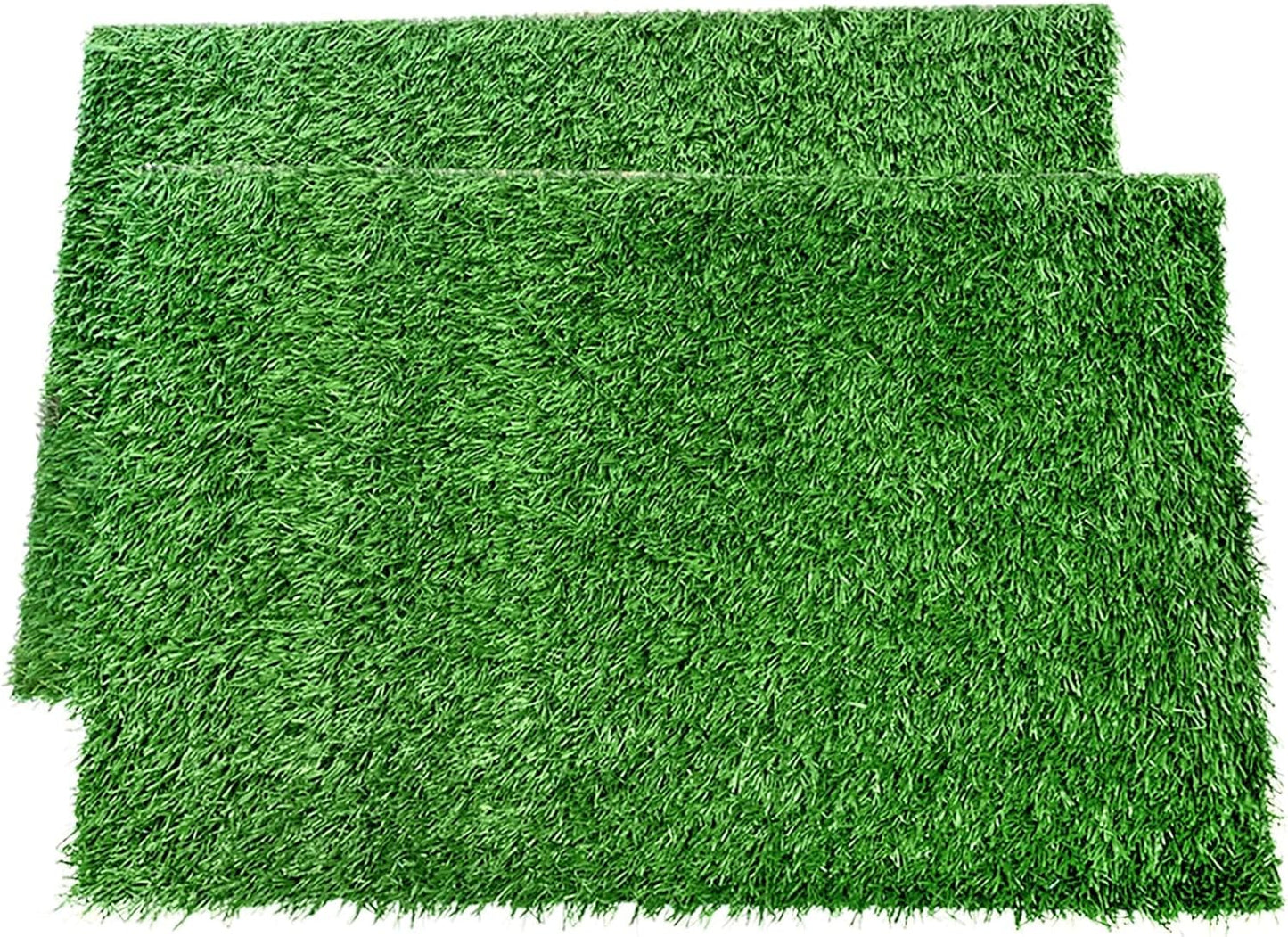 LOOBANI Dog Grass Pee Pads, Artificial Dog Grass Pads for Potty Tray, Fake Grass for Dogs to Pee On, Outdoor Indoor Pee Grass for Dog Potty(14*18 inch)