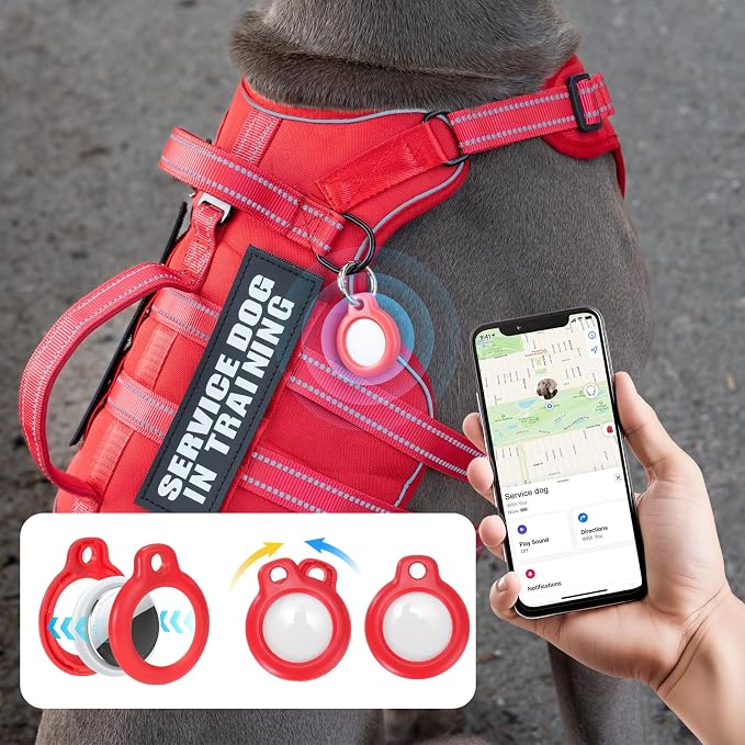 Service Dog Harness + ID Tag 50 ADA Information Cards - No Pull Dog Vest 10 PCS Removable Patches - Reflective Emotional Support Animal Vest for Medium Dogs - Adjustable Breathable ESA Training Vest