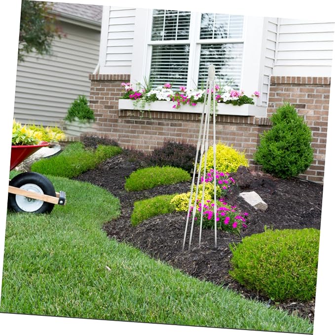 BESPORTBLE 2pcs Potted Plant Climbing Trellis Support Rack Flower Vine Frame for Use for Climbing Plants Like Wisteria Peas and Tomatoes Easy to Operate Stylish Design