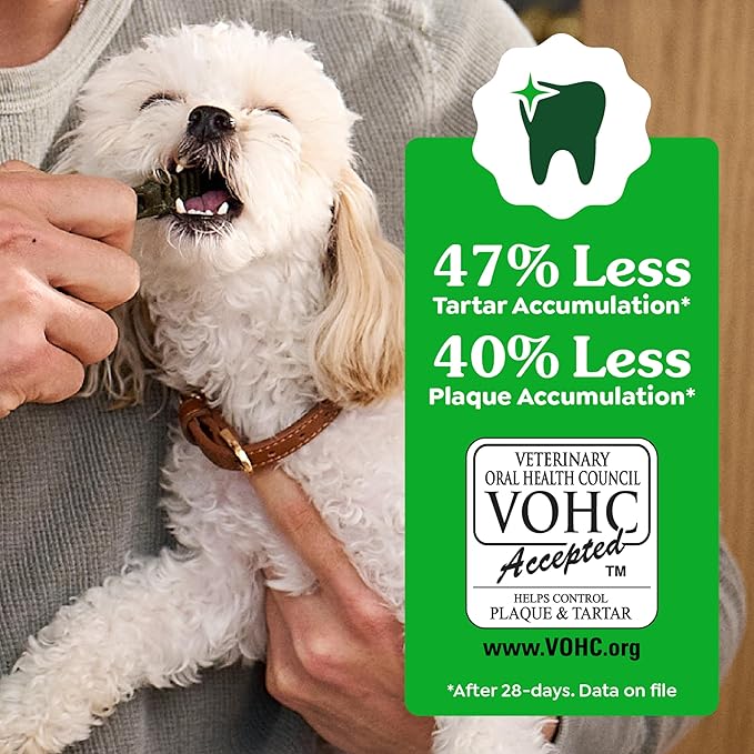 Greenies Veterinarian-Recommended Adult Natural Dental Dog Treats Petite Size, Original Flavor, 12 oz. Pack, 20 Count