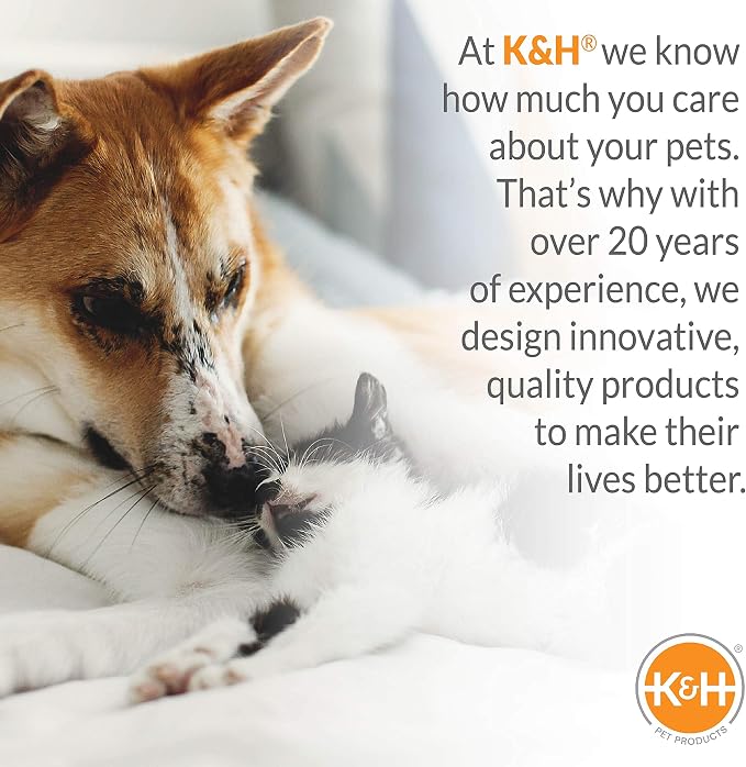K&H Pet Products Bucket Booster Washable Medium and Small Dog Car Seat with Dog Seat Belt for Car, Sturdy Booster Seats, 2 Safety Leashes