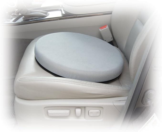 Drive Medical Deluxe Swivel Seat Cushion, Dark Gray 1.3 Foot (Pack of 1)