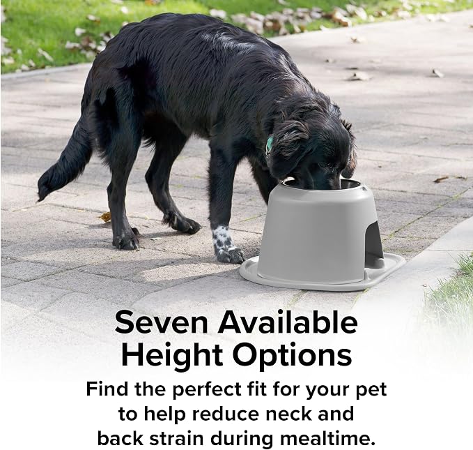 WeatherTech Single High Pet Feeding System - Raised Dog/Cat Bowl - 3" High Stand Tan (SH0803TNTN)