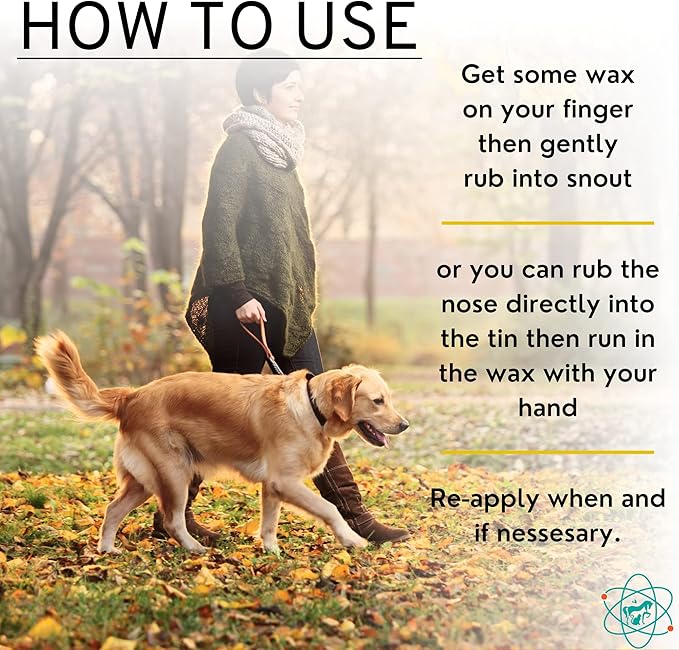 Paw Wax - 2 Oz Tin of Dog Paw Balm for Dry Paws - Paw Soother for Dogs - Paw Pad Moisturizer - Dog Paw Cream - Cat Paw Balm or Snout Soother for Dogs (Snout Soother)