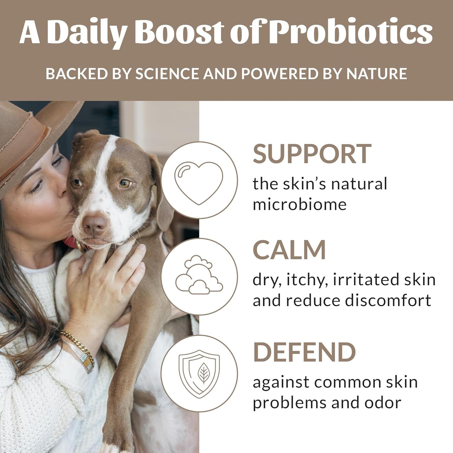 SKOUT'S HONOR Probiotic Pet Deodorizer Spray- Hydrating Daily-Use with Avocado Oil & Omega-3s, Microbiome Friendly Certiified, Paraben & Sulfate-Free, 97% Natural, 8oz, Dog of The Woods, 2-Pack