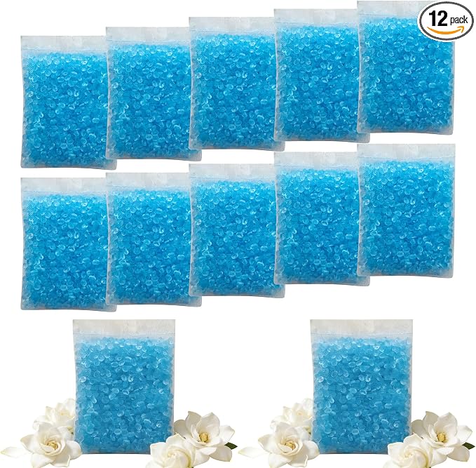 12 Packs Cat Litter Deodorizer Refills Compatible with Whisker OdorTrap Pod | Odor Eliminator for Self-Cleaning and Traditional Litter Boxes (Gardenia)