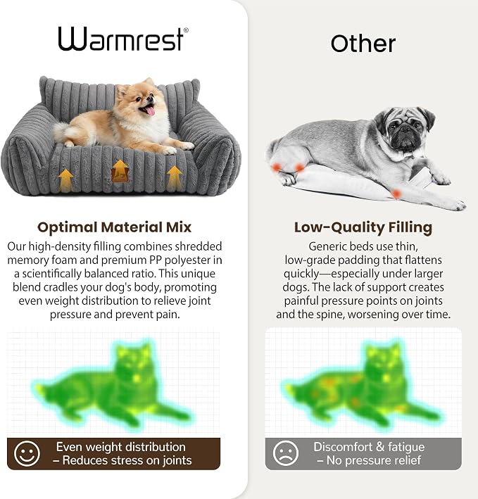 Cat Couch for Pets, Cute Small Dog Couch Bed with Cozy Soft Faux Rabbit Fur for Small Dogs, Fuzzy Dog Couch for Indoor Cats, Supportive Pet Sofa with Removable Washable Cover, Light Gray, 30"