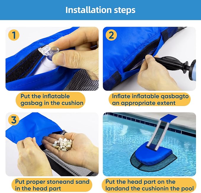 Pro Pool Animal Escape Ramp - Floating Frog Saver Log for Swimming Pools, Durable Critter Ramp,Summer Small Animal Rescue,Animal Escape Platform, Prevent Drowning with Easy Installation (Blue-1Pack)