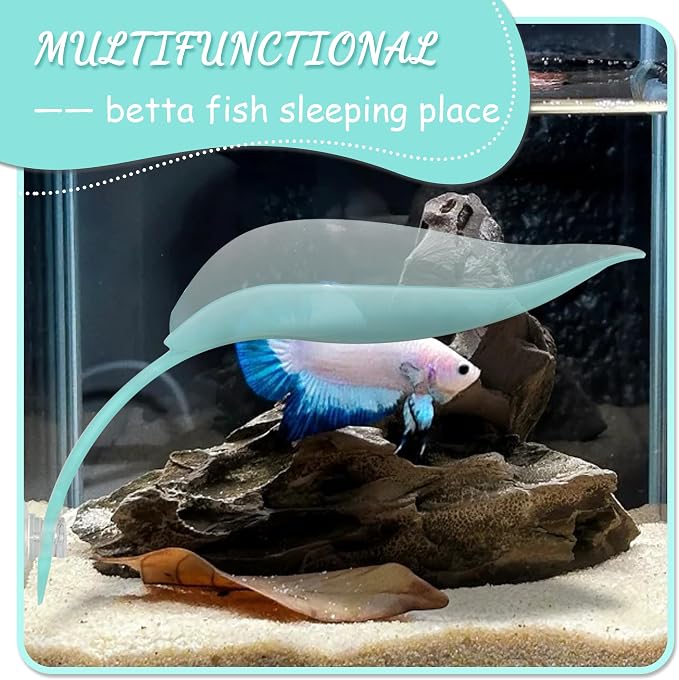 Tree Frog Terrarium Accessories, 3PCS Turtle Basking Platform | Aquarium decor with 3 suction cups, multifunctional reptile tank accessories for leopard gecko, snake, gecko, bearded dragon