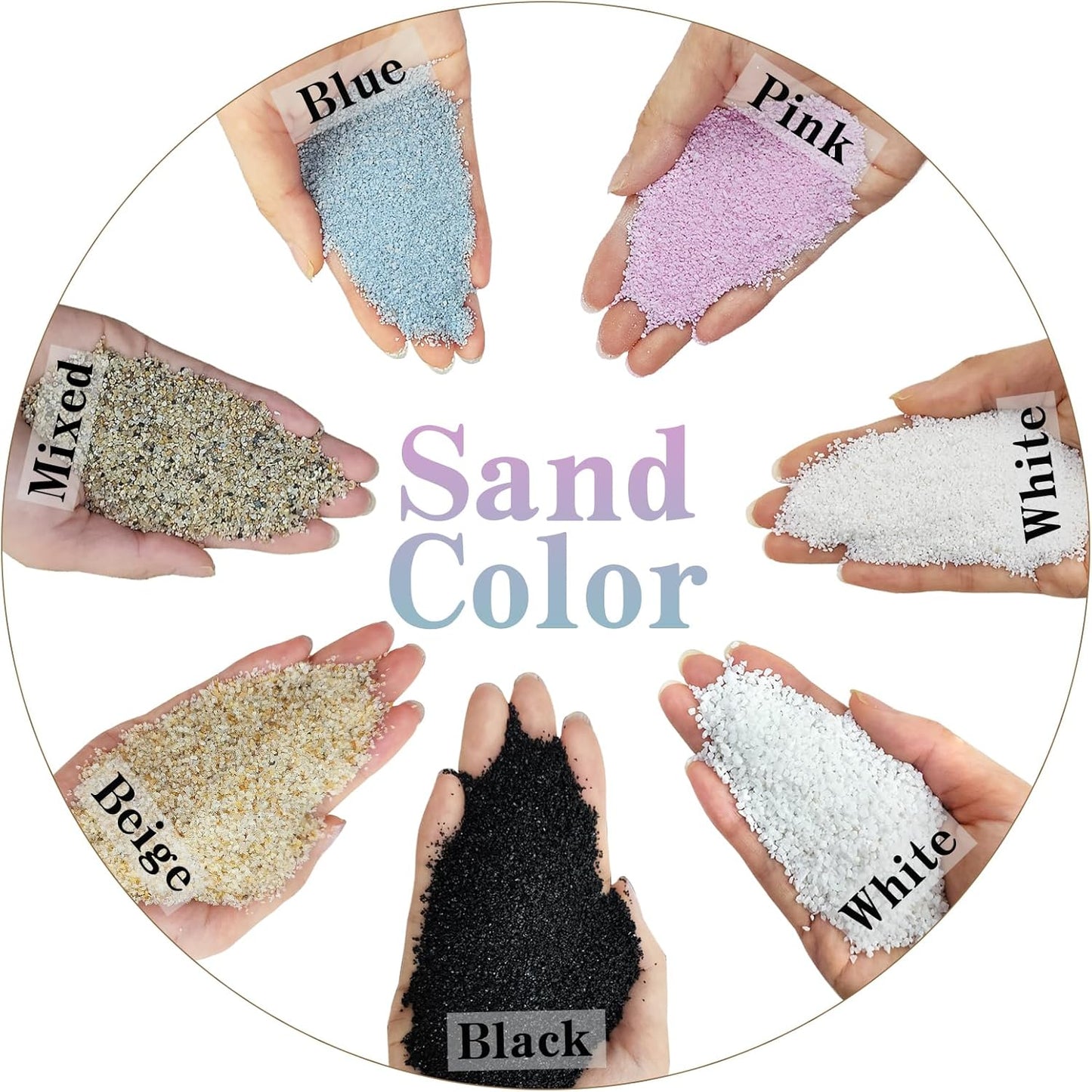 5 lbs Black AquariumSilica Sand. Decorative Aquarium Gravel Substrate for Fish Tank, Plants Potted, Fire Pits, Candle, Vase Filler and Crafts