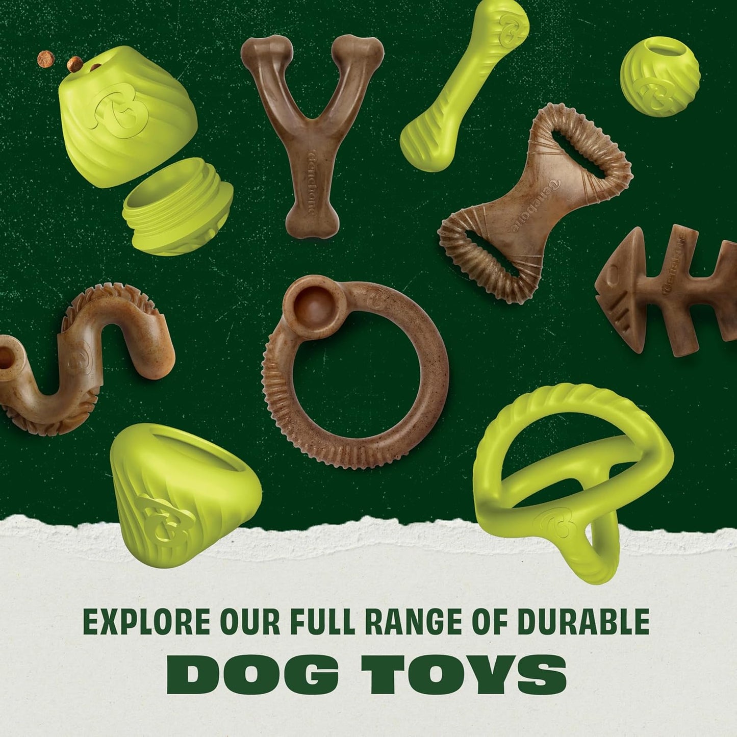 Benebone 4-Pack Rubber Ball