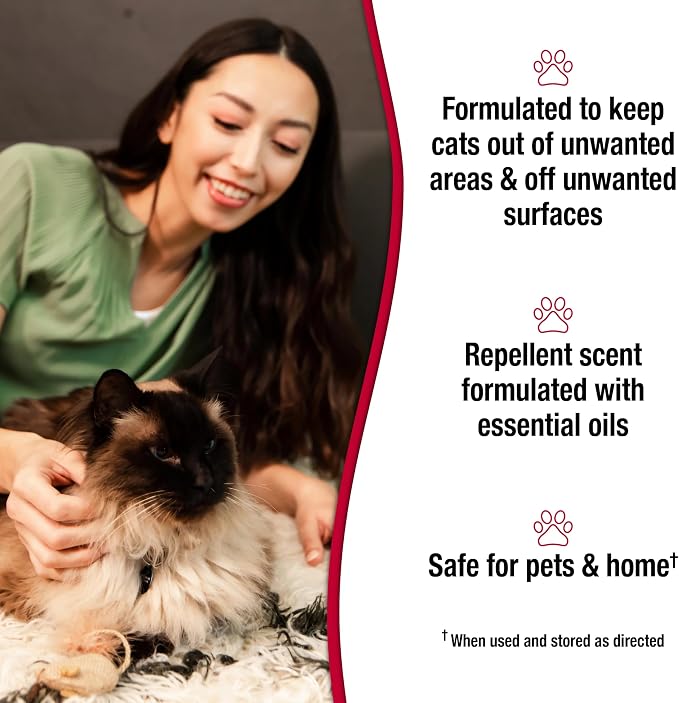 Nature's Miracle Advanced Platinum Cat Pet Block Repellent Spray, 8 Ounces, Indoor Training Aid for Cats