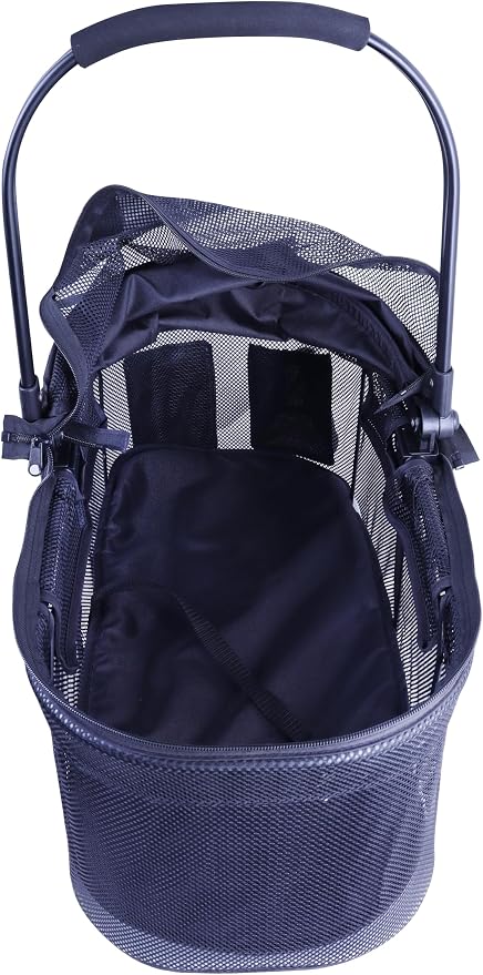 Full-Window pet Stroller with Detachable Carrier,4 Wheels for Cats & Dogs, with Storage Basket,Cup Holder, Travel Puppy/Cats Stroller.