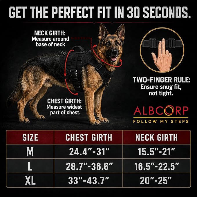 Tactical Dog Harness - Heavy Duty, No-Pull Training Vest for Large Breeds, Military Service Dog Vest with Front Leash Clip, Hook & Loop Panels, Padded Handle – Coyote Brown, Medium