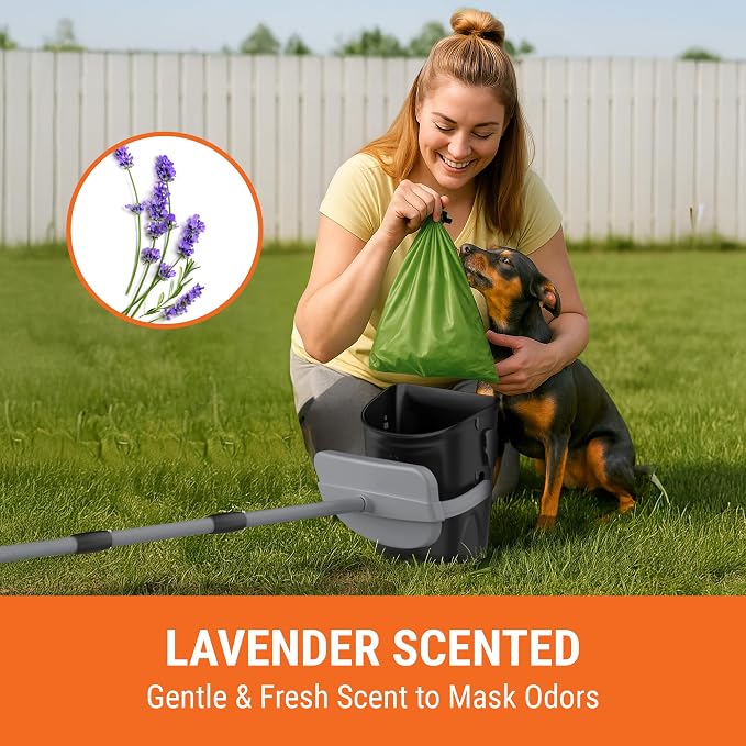 Pupzle Pooper Scooper Bags for Arm & Hammer, FUSBUNTY, MXF, and TIMINGILA | 40 Pooper Scooper Bags Refill for Swivel Bin, Green