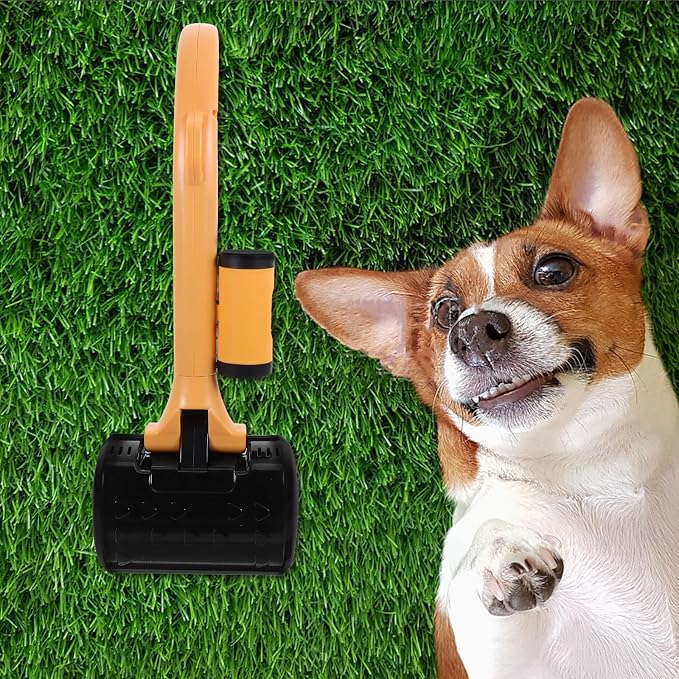VILLCASE Heavy Duty Pooper Scooper for Dogs with Abs Material and Easy-to-use Design, Versatile Dog Poop Scoop for Outdoor Activities and Yards, Pet Waste Picker for Clean