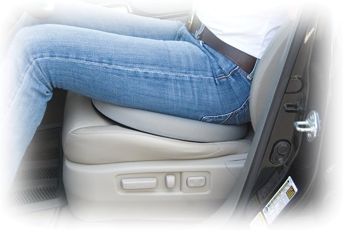 Drive Medical Deluxe Swivel Seat Cushion, Dark Gray 1.3 Foot (Pack of 1)