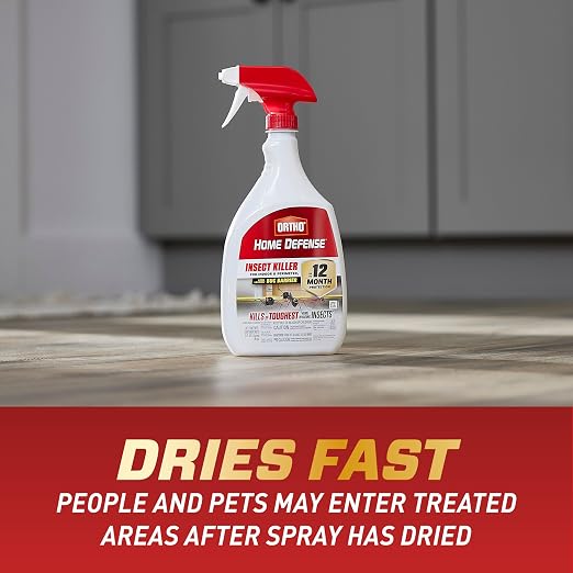 Ortho Home Defense Insect Killer for Indoor and Perimeter2 with Trigger Spray - Ready-to-Use Bug Spray, Kills Ants, Roaches, and Spiders, 24 fl. oz. (2-Pack)