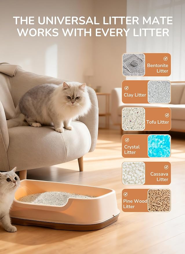Cat Litter Deodorizer, Pet Odor Eliminator, Cat Toilet Tray Smell Control Remover, Extends Litter Life, Suitable for All Litter Types, 15.9 oz (Pack of 3)