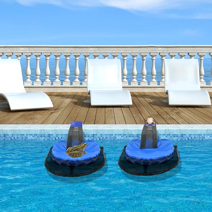 2 Pack Animal Saving Escape Ramp for Pools - Frog Floating Ramp Rescues for Swimming Pool, Frog Saver Floating Ramp Rescues for Saving Frogs, Birds, Toads Animal Mice, Pool & Spa Accessories & Tools