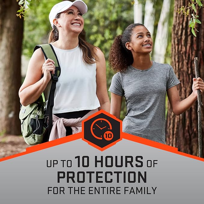 Repel 100 Insect Repellent, 1 Ounce, With DEET, 10-Hour Protection Long-Lasting Insect Repellent Travel Pump Spray Repels Mosquitoes, Ticks, Gnats, Biting Flies, Chiggers And Fleas, 6 Pack