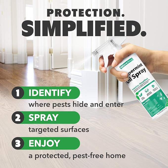 Peppermint Oil Bug Spray (16 oz) | Concentrated Peppermint Oil, Pet & Family Friendly, For Household Pests, Indoor & Outdoor Use, Made in USA