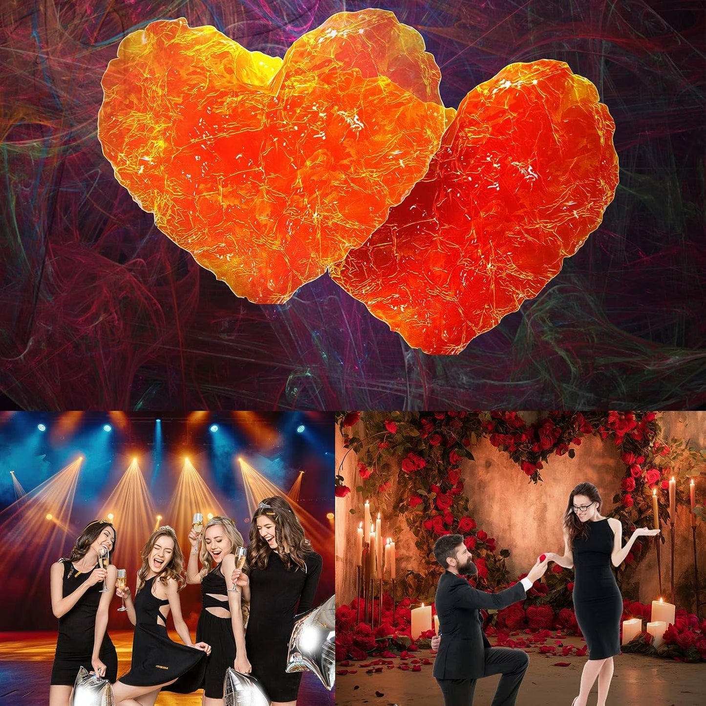 Fantasy Mushrooms Aquarium Background Abstract Mysterious Mushroom Landscape Terrarium Background Amazing Rainbow Mushrooms Theme Fish Tank Backdrop Poster Wallpaper Decorations Vinyl 36x18in