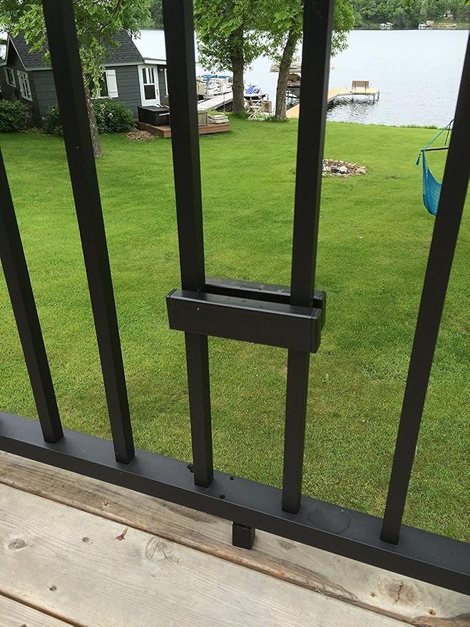 Adjustable Dog Bowl Kit (Single) Attach to Vertical Railing Spindles at Your Pets Height! Water Bowl or Food Bowl