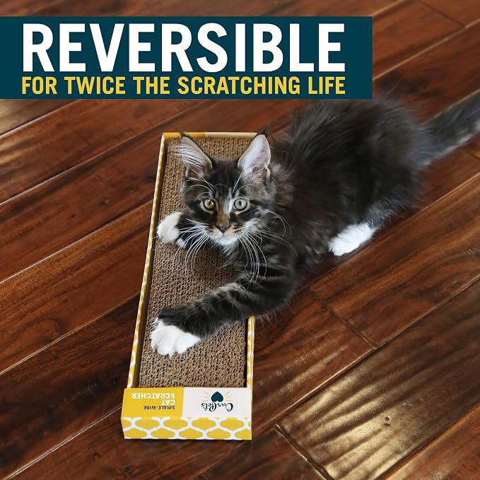 OurPet's Straight and Narrow Single Wide Reversible Cat Scratcher (Pack of 6)