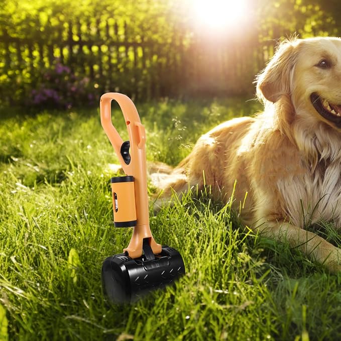 VILLCASE Heavy Duty Pooper Scooper for Dogs with Abs Material and Easy-to-use Design, Versatile Dog Poop Scoop for Outdoor Activities and Yards, Pet Waste Picker for Clean