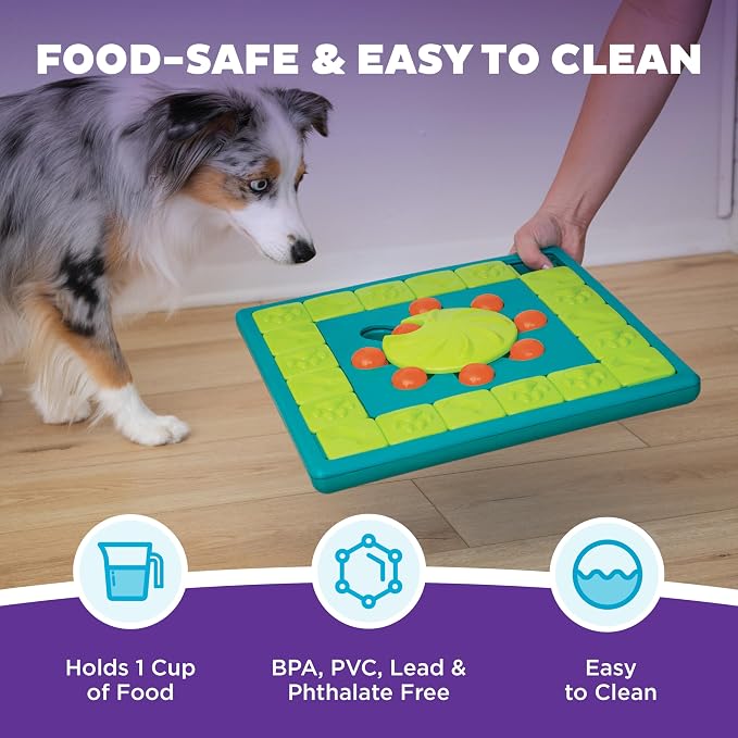 Outward Hound by Nina Ottosson MultiPuzzle – Interactive Dog Treat Puzzle Enrichment Toy, Level 4 Expert